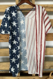 American Flag Short Sleeve Cover Up Unishe Wholesale