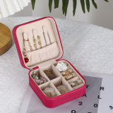 Solid Convenient Zipper Necklace Ring Earring Travel Jewelry Box Unishe Wholesale MOQ 5pcs