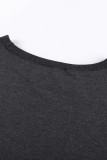 Black Wash Fleece Pullover Sweatshirt