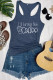 I'll Bring The Coffee Printed Sleeveless Tank Top Unishe Wholesale