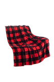 Plaid Flannel Fleece Blanket MOQ 3PCs