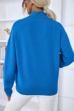 Turtleneck Plain Knitting Sweater