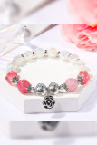 Crystal and Stones Bracelet MOQ 5pcs