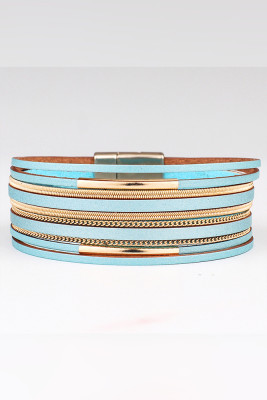 Multilayer Chain Knit Bracelet MOQ 5pcs
