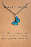 Alloy Butterfly Jewelry Necklace MOQ 5pcs