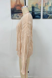 Solid Color Cable Knit Pullover Sweater Unishe Wholesale