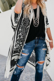 Black Tokyo Medallion Kimono