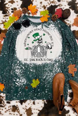 St. Patrick's Day Print Long Sleeves Top Women Unishe Wholesale