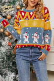 Christmas Snowman Knitting Sweater