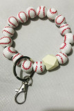 Football Basketball Wool Beading Design Key Ring Pendant MOQ 3pcs