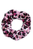 Leopard Print Velvet Scrunchie Hairbands MOQ 5pcs