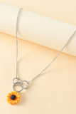 Sunflower Chain Necklace MOQ 3PCs