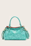 Solid Color Tassel Zip Up Tote Bag Unishe Wholesale MOQ 3PCS