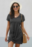 Black The Triblend Side Knot Dress