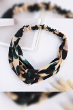 Leopard Twist Knot Headband Elastic Wrap MOQ 5PCs