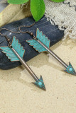 Alloy Geometric Turquoise Western Earrings MOQ 5pcs