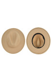 Wide Brim Woolen Jazz Hat with Belt Unishe Wholesale MOQ 3PCS