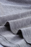 Gray Lace Knit Tank