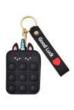 POP IT Bag Shapes Push Bubble Decompression Keychain Pendant Unishe Wholesale MOQ5pcs