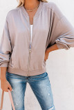 Pink Zip-up Jacket with Pocket