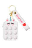 POP IT Bag Shapes Push Bubble Decompression Keychain Pendant Unishe Wholesale MOQ5pcs