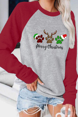 Merry Christmas couple Long Sleeve Top UNISHE Wholesale