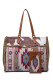 Aztec Cow Print Patchwork Tote Handbag MOQ 3PCS