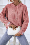 Plain Drawstring Hoodie Sweatshirt