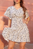 Printing Patckwork Midi Dress Unishe Wholesale