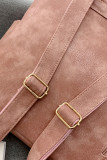Dusty Pink Large Capacity Shoulder Bags Handbag MOQ 3PCS