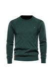 Diamond Knit Men's Pullover Sweaters