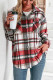 Plaid Flannel Button Down Pocketed Shacket Jacket Coats Unishe Wholesale