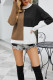 Colorblock Splicing Turtleneck Sweater