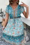 Bohemian Floral Print Dress Unishe Wholesale