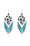 Cow Pattern Beads Earrings MOQ 5pcs
