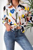 Printing Long Sleeve Pocket Knot Shirt Unishe Wholesale