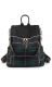 Plaid Backpack Handbag