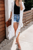 White Striped Kimono