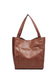 Large Capacity Solid Color Tote Bag Unishe Wholesale MOQ 3PCS