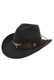 Cowboy Jazz Hat with Bull Head Decoration Unishe Wholesale