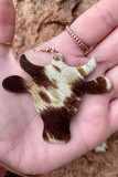 Cow Design Earrings Unishe Wholesale MOQ 5pcs