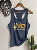 Peace Love Sunshine Sleeveless Tank Top Unishe Wholesale