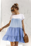 Color Block Boho Dress