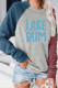 Lake Bum Letter Printed Long Sleeve Top Women UNISHE Wholesale