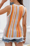 Striped Knit Tank Top Unishe Wholesale