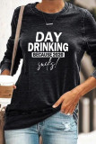 Day Drinking Because 2020 Sucks Pullover Black Sweatshirt