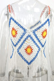 Aztec Knitted Beach Mesh Cover Up Unishe Wholesale