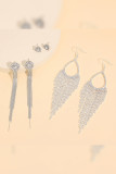Rhinestone Earrings 3pcs Set MOQ 3 sets