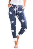 Blue Star Printed Women Joggers