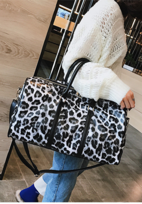 White Leopard Weekender Bag MOQ 3PCS